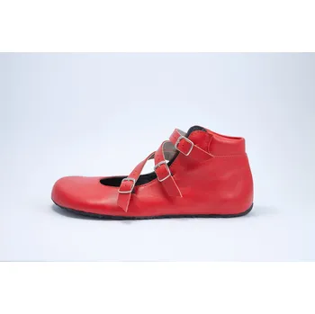 Dámské baleríny Jenon leather Baleríny Janis Joplin ROCK RED červené Velikost: 39