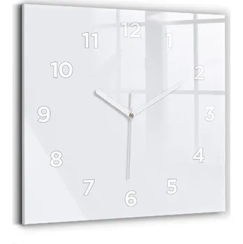 Hodiny Nástěnné hodiny Wallfluent bílé 30 cm