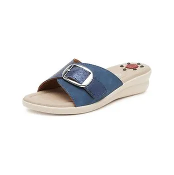 Dámské pantofle Nazouváky Go Soft LAH3T9092-3 Tmavomodrá 36