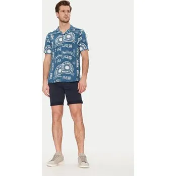 Pánská košile Blend Košile 20718228 Modrá Regular Fit XL