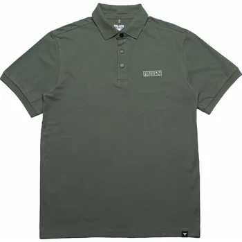 Pánské tričko FALLEN triko - Polo Oversize Tee Olive White (OLIVE WHITE) velikost: M