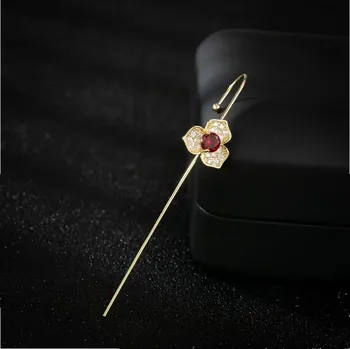 Náušnice Luxusní motýlí náušnice s háčkem | luxusní náušnice, moderní náušnice - A9040