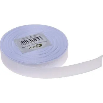 Stuha Stuha rypsová 2 cm, 23 m, 1101 bílá