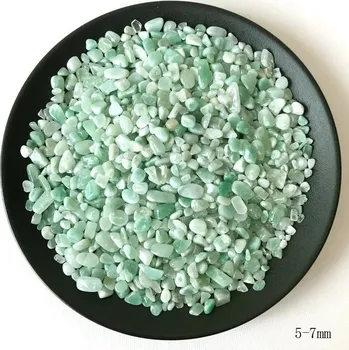 Dekorace do akvária 100g přírodní jadeitové kameny, dekorace do akvária | dekorativní kameny, minerální kameny - 100 g 5-7 mm