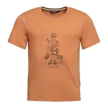 Pánské tričko s krátkým rukávem Chillaz Homo Mons Ascendere orange brown M