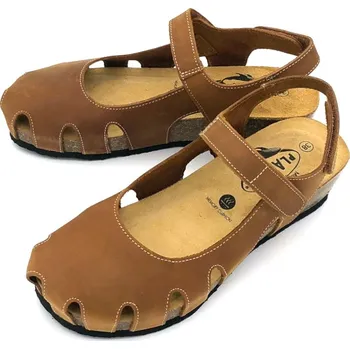 Dámské sandále Dámské sandály 826140 Plakton hnědá Barva: roble, Velikost: 38