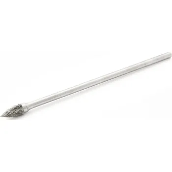 Příslušenství k frézce 10 mm Wolfram Karbidová fréza, prodloužená 155 mm - zakulacený jehlan