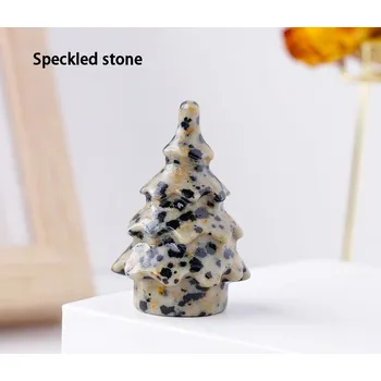 Vánoční dekorace Dekorativní vánoční stromek z minerálu | vánoční dekorace, domácí dekorace - skvrnitý kámen