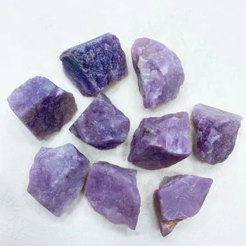 Dekorace do akvária Minerální kámen přírodní na dekorace | přírodní kámen, dekorace do akvária - lepidolit , 90-110g