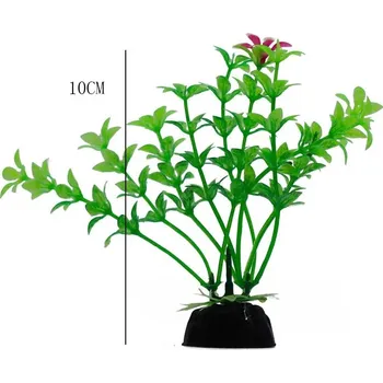 Dekorace do akvária Umělé rostliny do akvária s květy | akvarijní dekorace | vodní tráva - jhrsh5