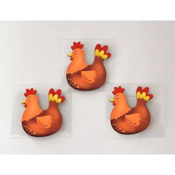 Velikonoční dekorace Dřevěné dekorace - Slepička malovaná