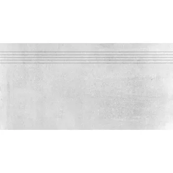 Dlažba Rako Rebel DCPSR741, schodovka, šedá, matná, 30 x 60 x 0,9 cm