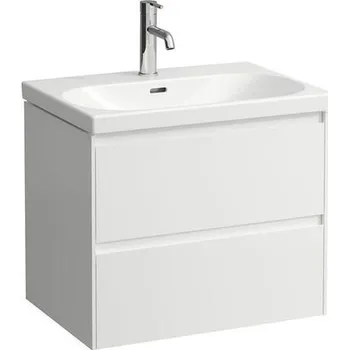 Koupelnový nábytek Laufen Lani skříňka pro umyvadlo, 63,5x45x51,5 cm, 2x zásuvka, bílá lesk