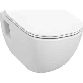 Klozet Jika Mio-N Závěsné WC 53x36 cm, Rimless, Perla, bílá