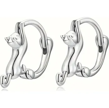 Náušnice Kočičí náušnice kruhy | dámské náušnice, elegantní náušnice
