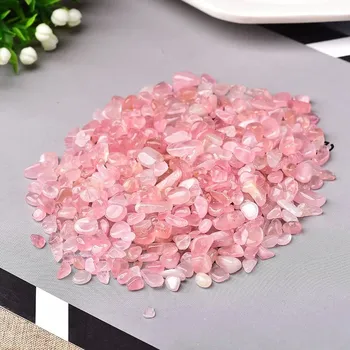 100 g Přírodní dekorační kameny | minerální kameny, energetické kameny - Rose Quartz