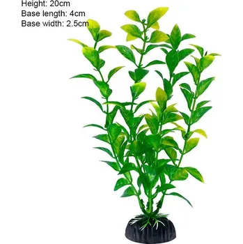 Dekorace do akvária Umělé rostliny do akvária s květy | akvarijní dekorace | vodní tráva - RATGAR