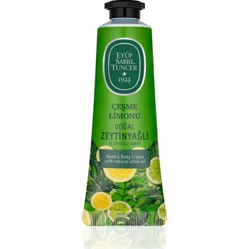 Péče o ruce Krém na tělo a ruce s přírodním olivovým olejem - Češme citrón (50 ml)