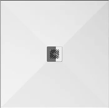 Sprchová vanička Jika Padana Čtvercová sprchová vanička 100x100 cm, bílá mat