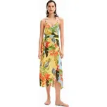 šaty Desigual Tropical Leave tutti fruti velikost S