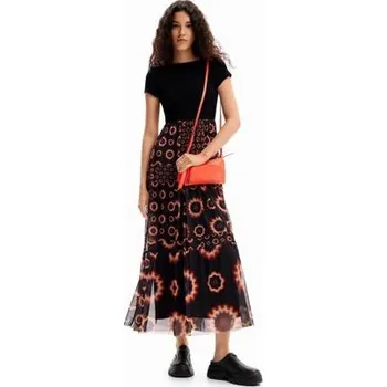 Dámské šaty šaty Desigual Galiana negro velikost XS