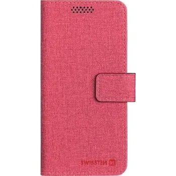 Pouzdro na mobilní telefon Swissten POUZDRO LIBRO UNI BOOK II L ČERVENÉ (150 X 71 MM)