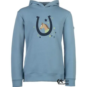 Dětská mikina HKM -DIANA- - Kouřová modrá - 122/128