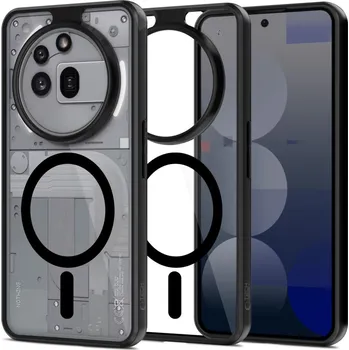 Pouzdro na mobilní telefon KRYT TECH-PROTECT MAGMAT MAGSAFE NOTHING PHONE 3A PRO BLACK/CLEAR