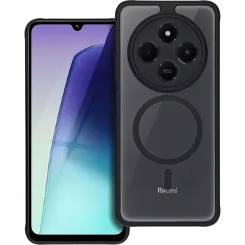 Pouzdro na mobilní telefon Pouzdro Full Matte Mag Cover – Xiaomi Redmi 14C / Poco C75, černé (Magnetické pouzdro Full Matte Mag Cover s matným povrchem pro Xiaomi Redmi 14C / Poco C75 – kompatibilní s MagSafe)