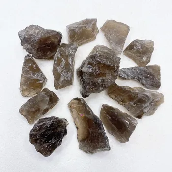 Dekorace do akvária Minerální kámen přírodní na dekorace | přírodní kámen, dekorace do akvária - kouřový křemen , 45-55 g