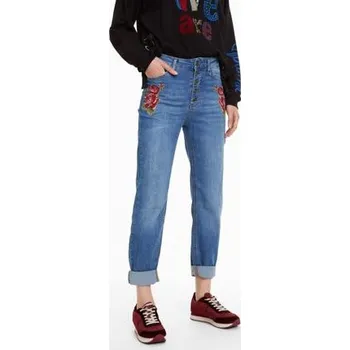 Pánská móda Jeansy Desigual Greta denim dark blue velikost 31