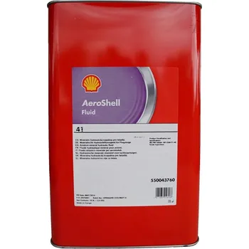 SHELL AEROSHELL FLUID 41 - 18,9L (Minerální hydraulický olej pro mazání v leteckém či armádním odvětví)