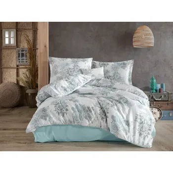 Povlečení Brotex Francouzské povlečení Satén 240x220, 70x90cm Rosalina mint