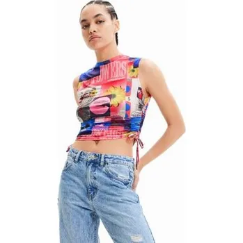 Tričko Desigual Crash tutti fruti velikost XL