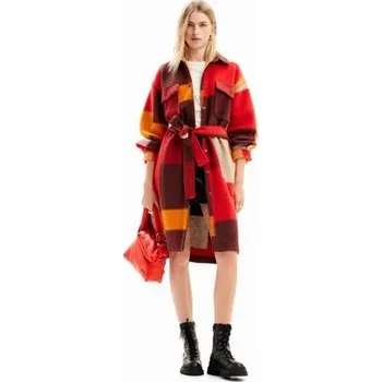 Dámský kabát Kabát Desigual Helsinki persimon orange velikost XL