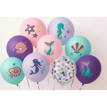 Balónek Latexové Balónky Mořský svět 9ks, 30cm