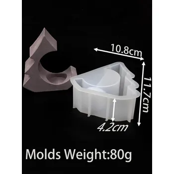 Vánoční dekorace Vánoční silikonová forma na svícen | vánoční ozdoby | silikonové formy - 03