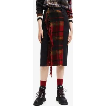 Dámská sukně Sukně Desigual Dora black denim velikost L