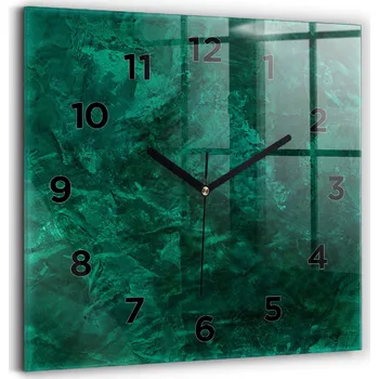 Hodiny Nástěnné hodiny Wallfluent zelené 30 cm