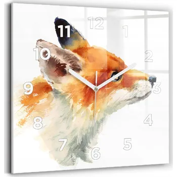 Hodiny Nástěnné hodiny Wallfluent oranžové 30 cm