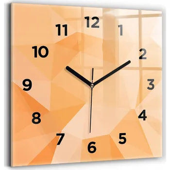 Hodiny Nástěnné hodiny Wallfluent oranžové 30 cm