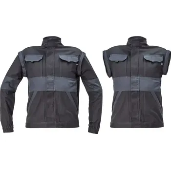 pracovní bunda Bunda pánská montérková s odnímatelnými rukávy MAX NEO, barva černá, 0351002560054 vel. 54