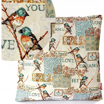 Povlak na dekorativní polštářek Povlak na polštářek na dekorační polštář 40x40 Nadčasový gobelínový Nadia