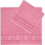 SCANquilt dětský ručník KIND růžová malý ručník 30 x 50 cm