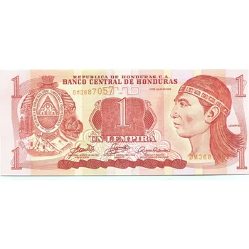 HONDURAS. 1 lempira 2006. Pi. 84e.