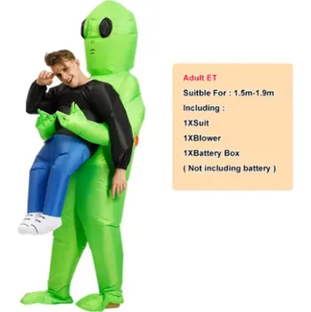 Karnevalový kostým Kostým - "Únos mimozemšťanem" pro děti i dospělé Velikost: dospělá (150-190 cm)