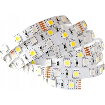 LED páska LED pásek RGB+CW (STUDENÁ BÍLÁ) 14,4W/1M, role 5M