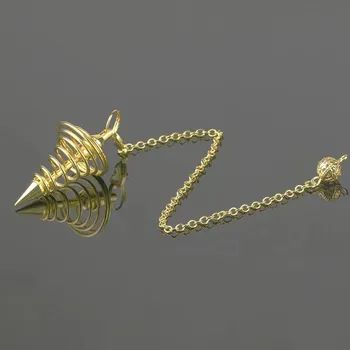 Měděné kyvadlo pro rituály a meditaci | esoterické kyvadlo, spirituální pendulum - 19
