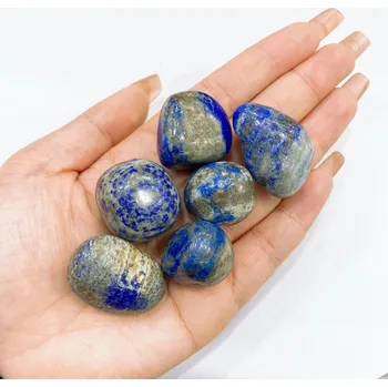 Přírodní kámen Přírodní leštěný kámen pro energii a dekoraci | krystal dekorace | přírodní minerály - Lapis lazuli , 50 gramů