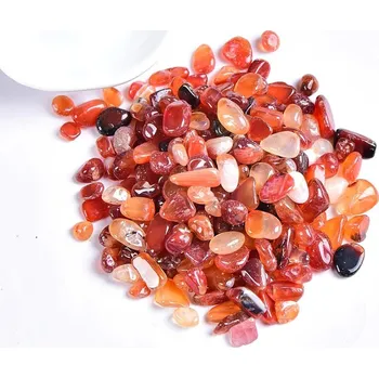 100 g Přírodní dekorační kameny | minerální kameny, energetické kameny - Červený achát